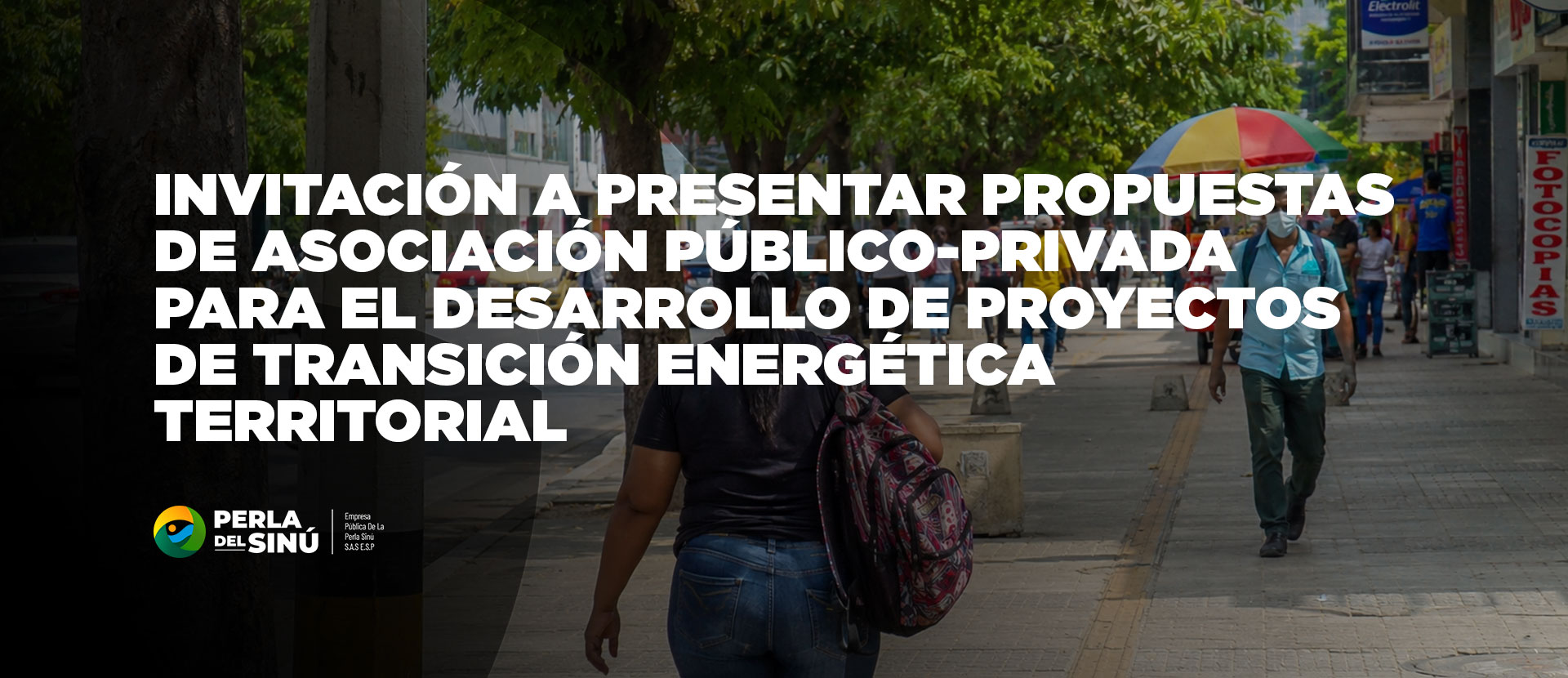 Invitación a presentar propuestas de asociación público-privada para el desarrollo de proyectos de transición energética territorial
